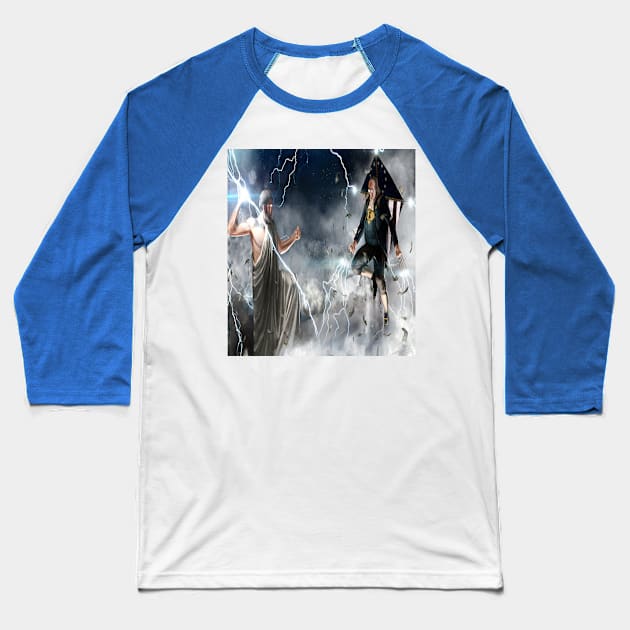 Ben Franklin Electricity Baseball T-Shirt by Cool Things Fashionables